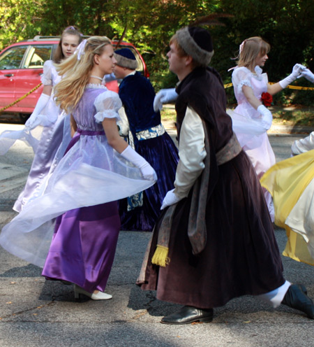 Polish American teens from Piast waltz to Chopin at the Cleveland Polish Cultural Garden