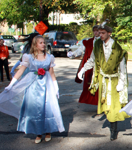 Polish American teens from Piast waltz to Chopin at the Cleveland Polish Cultural Garden