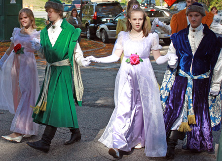 Polish American teens from Piast waltz to Chopin at the Cleveland Polish Cultural Garden