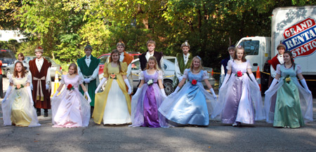 Polish American teens from Piast waltz to Chopin at the Cleveland Polish Cultural Garden