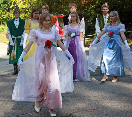 Polish American teens from Piast waltz to Chopin at the Cleveland Polish Cultural Garden