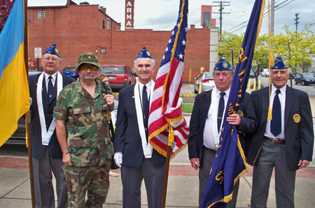 Ukrainian American Veterans at 2010 Parma Ohio Polish Constitution Day Parade