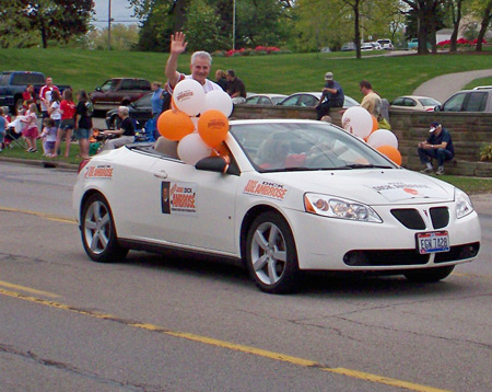 Dick Ambrose at 2010 Parma Ohio Polish Constitution Day Parade