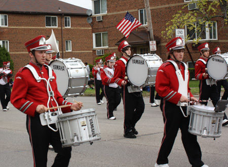 Parma HS band at 2010 Parma Ohio Polish Constitution Day Parade