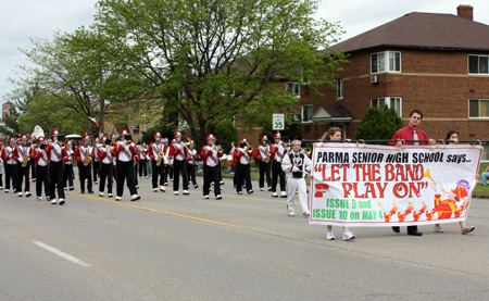 Parma HS Band at 2010 Parma Ohio Polish Constitution Day Parade