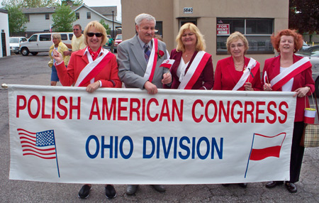 Polish American Congress - Ohio Division at 2010 Parma Ohio Polish Constitution Day Parade