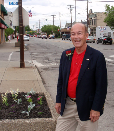 Ben Stefanski at John Paul II Polish American Cultural Center at 2010 Polish Constitution Day Parade in Cleveland's Slavic Village