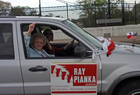 Irene Morrow at John Paul II Polish American Cultural Center at 2010 Polish Constitution Day Parade in Cleveland's Slavic Village