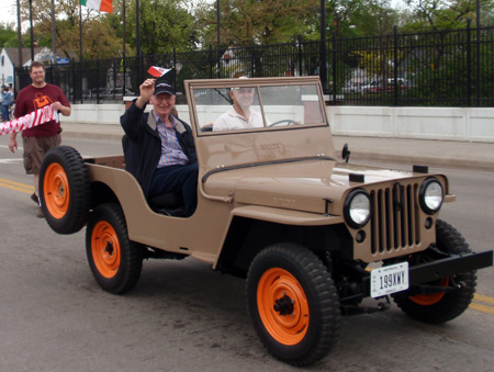 Jeep in 2010 Polish Constitution Day Parade in Cleveland's Slavic Village