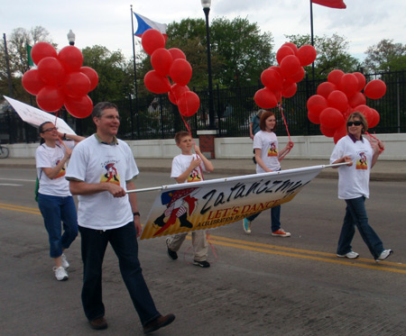 John Paul II Polish American Cultural Center at 2010 Polish Constitution Day Parade in Cleveland's Slavic Village