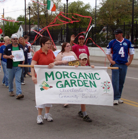 Morganic Garden at John Paul II Polish American Cultural Center at 2010 Polish Constitution Day Parade in Cleveland's Slavic Village