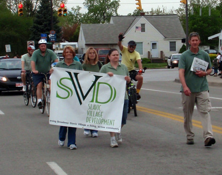 Slavic Village Development at John Paul II Polish American Cultural Center at 2010 Polish Constitution Day Parade in Cleveland's Slavic Village