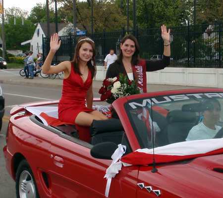 Skating Champion Tonia Kwiatkowski was Grand Marshall of the 2010 Polish Constitution Day Parade in Cleveland's Slavic Village