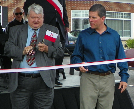 John Borkowski, President of the Polish America Congress - Ohio Division and Parma Mayor Dean DePiero