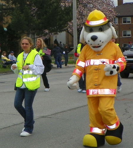 Fire Dog at Polish Constitution Day Parade in Parma Ohio
