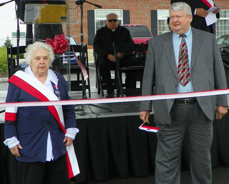 Parade Grand Marshall Halina Junak and John Borkowski