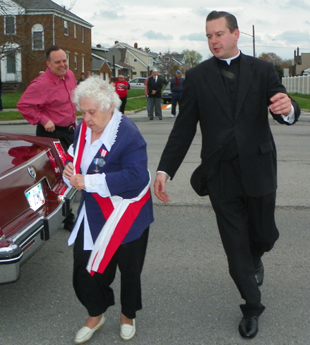 Halina Junak and Rev. Eric Orzech