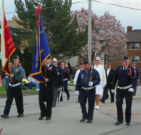 Veterans marching in the Parma Parade