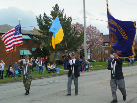 Veterans marching in the Parma Parade