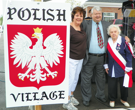 Polish Village sign