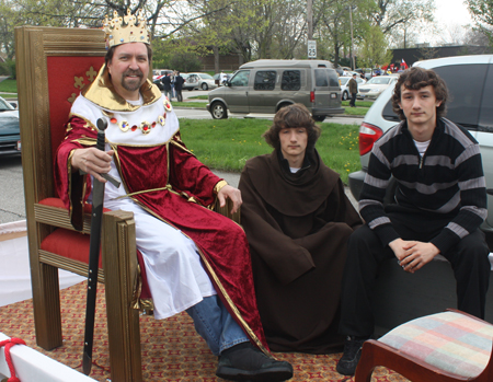 King at Polish Constitution Day Parade in Cleveland's Slavic Village