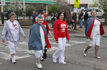 Lady veterans at Polish Constitution Day Parade in Cleveland's Slavic Village