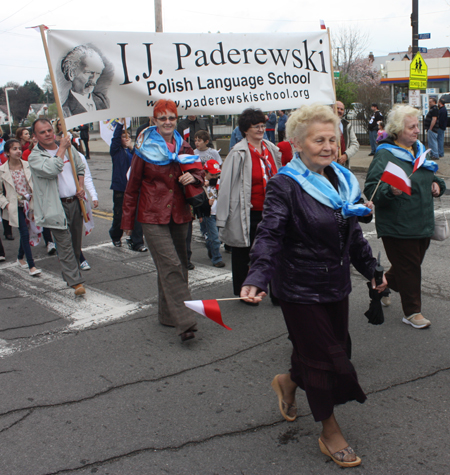 Paderewski Language School at Polish Constitution Day Parade in Cleveland's Slavic Village