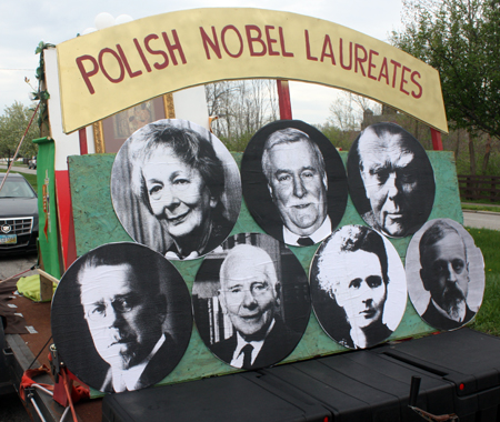 Polish Nobel Laureates float at Polish Constitution Day Parade in Slavic Village