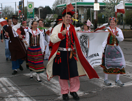 Syrena Polish Folk Ensemble at Polish Constitution Day Parade in Slavic Village