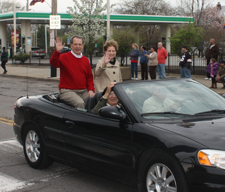 VIP in Polish Constitution Day Parade in Slavic Village