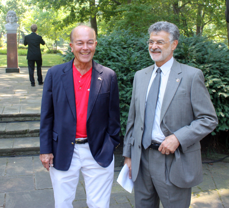 Ben Stefanski and Mayor Frank Jackson