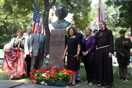 Unveiling of the Monument to Ignacy Jan Paderewski