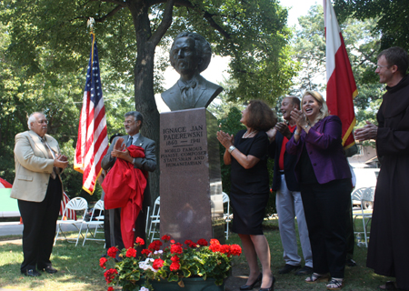 Unveiling of the Monument to Ignacy Jan Paderewski