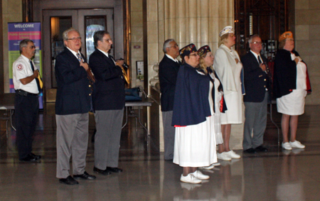 national anthem at Pulaski Day