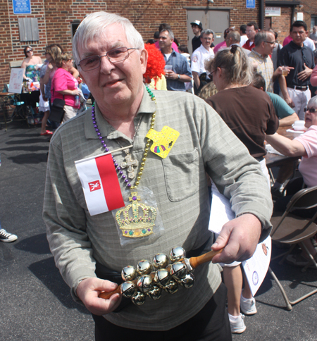 Polish man with bells