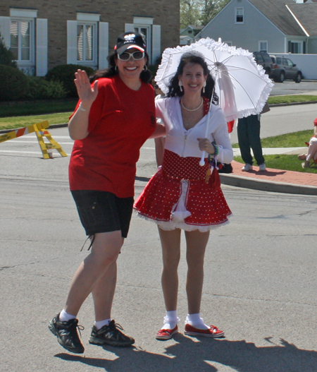 Polish girls in parade