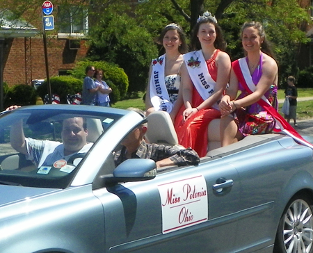 Miss Polonia Ohio Bernadette Wielgus and Court