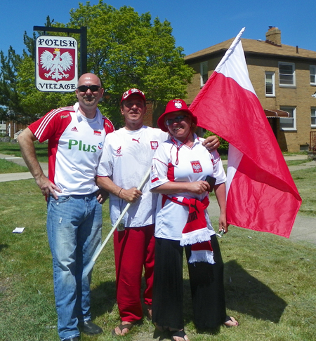 Watching the Polish Parade