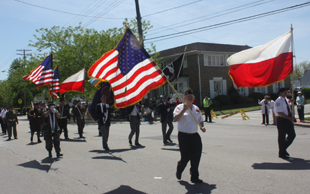 Polish and American Veterans at Parma Cleveland Parade