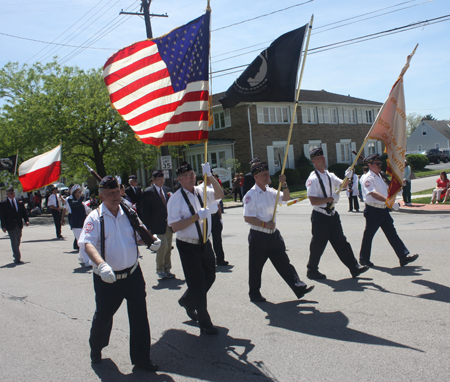 Polish and American Veterans at Parma Cleveland Parade