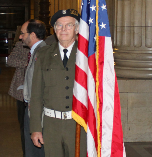 Color Guard at Pulaski Day