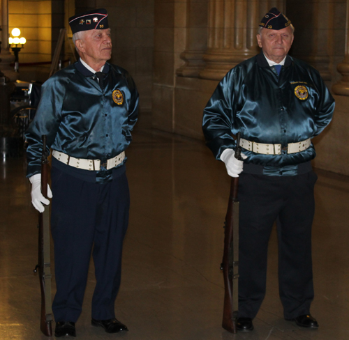 Color Guard at Pulaski Day Cleveland 2012