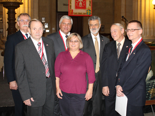 Polonia leaders with Mayor Jackson