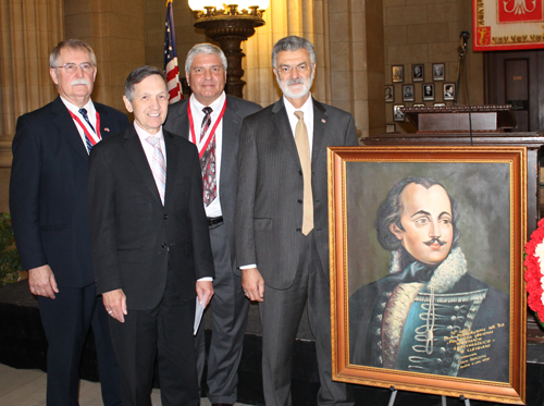 Mike Polichuk, Dennis Kucinich  and Mayor Jackson