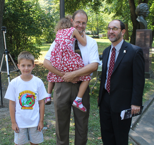 Gary Kotlarsic and kids with Councilman Tony Brancatelli