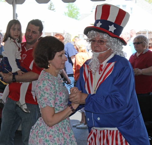 Dancing a polka