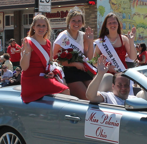 Miss Polonia at 2013 Polish Constitution Day Parade in Parma