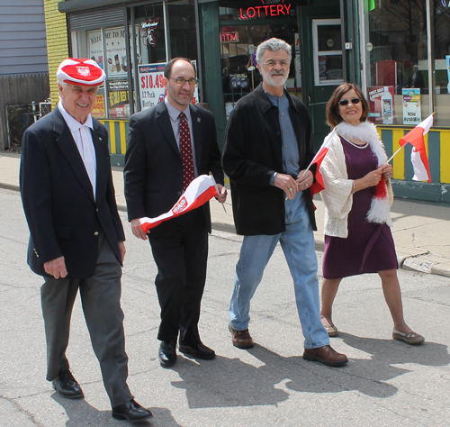 Eugene Bak, Councilman Tony Brancatelli and Cleveland Mayor Frank Jackson