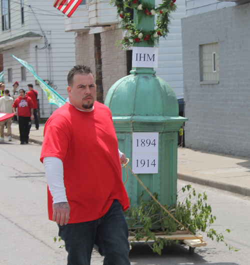 Float at 2014 Polish Constitution Day Parade in Slavic Village