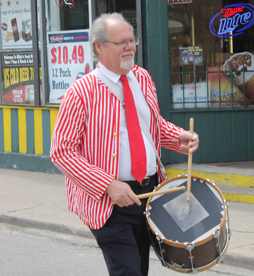 drummer at 2014 Polish Constitution Day Parade in Slavic Village